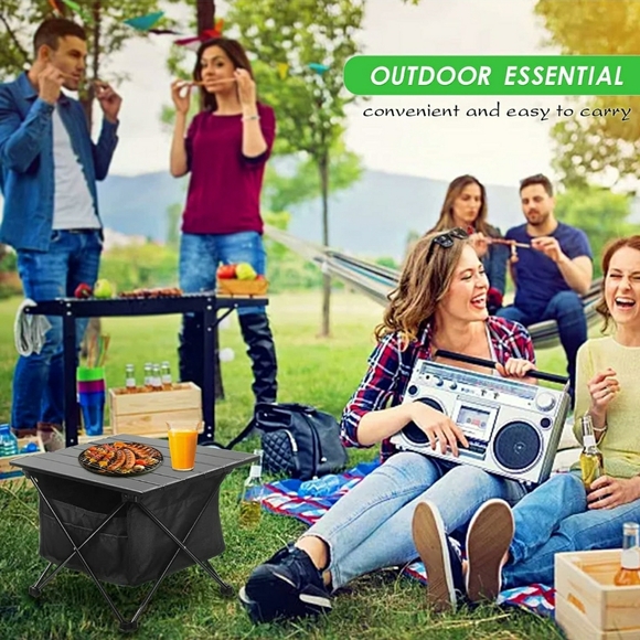 Small Folding Camping Table PERFECT FOR FOOD DELIVERY SERVICES - Picture 4 of 11